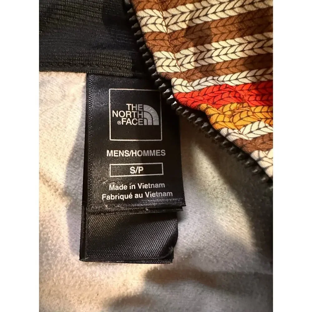 The North Face Striped Zip Up Hoodies Men's Size Small